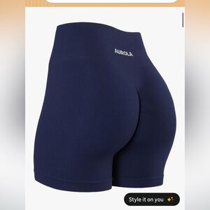 Aurola Navy Blue Shorts